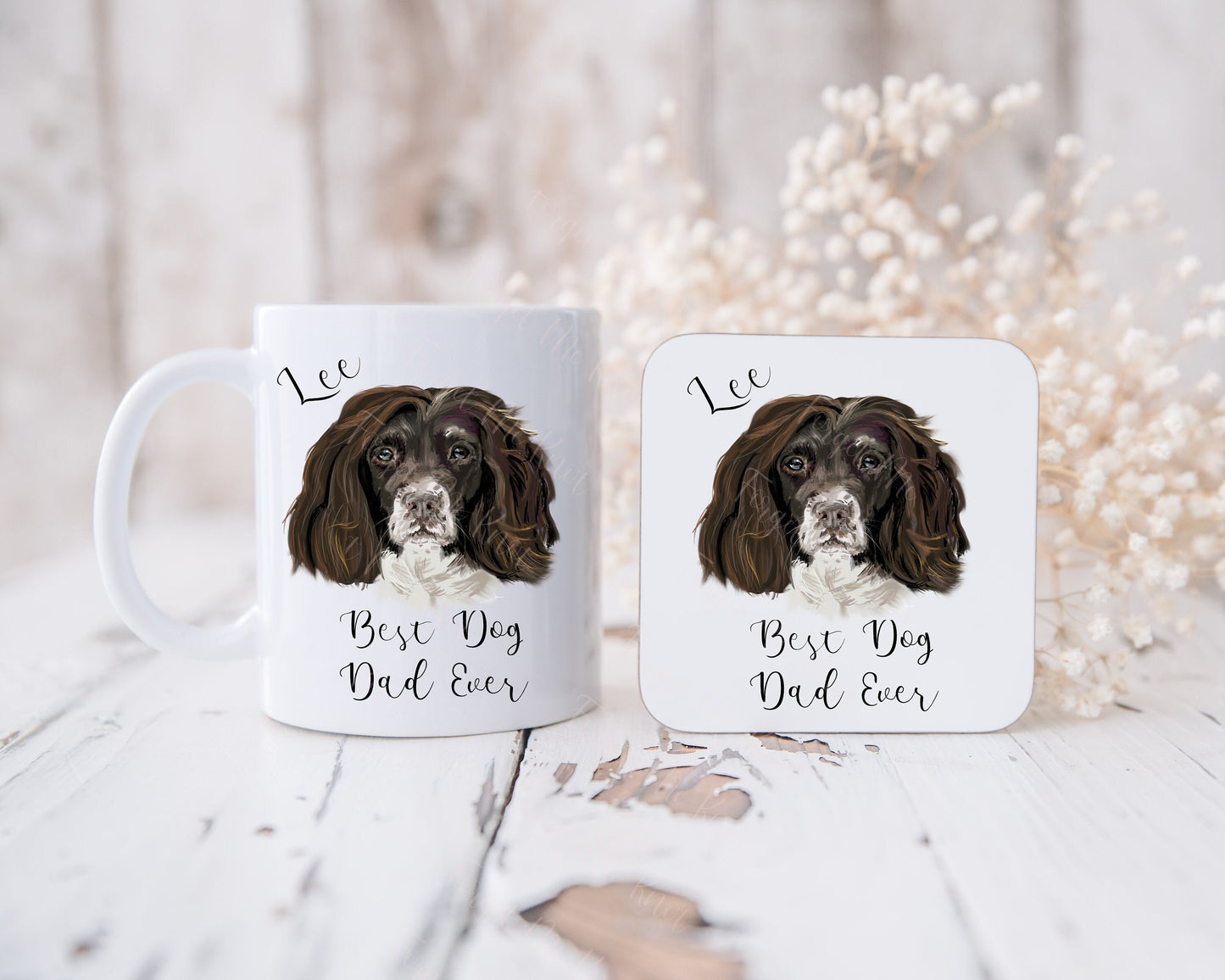 Best Dog Dad Ever Mug, Personalised Dog Dad Mug, Fathers Day Mug From Dog