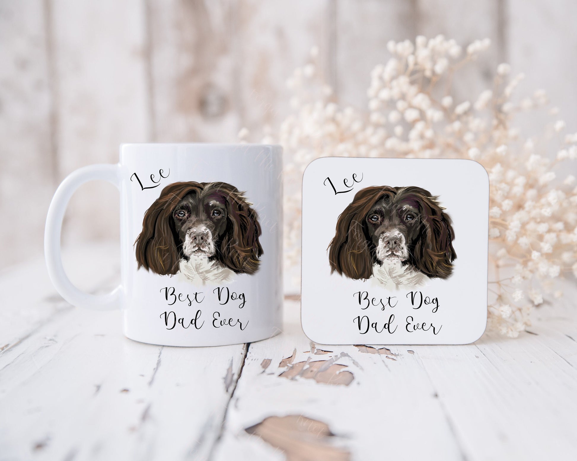 Best Dog Dad Ever Mug, Personalised Dog Dad Mug, Fathers Day Mug From Dog