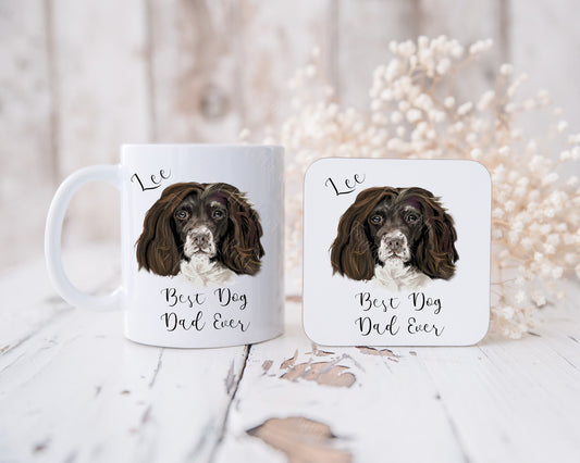 Best Dog Dad Ever Mug, Personalised Dog Dad Mug, Fathers Day Mug From Dog
