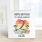Personalised Godson Birthday Card, Safari Theme Birthday Card, Any Age, 1st, 2nd, 3rd, 4th, 5th, 6th Godson Birthday Card