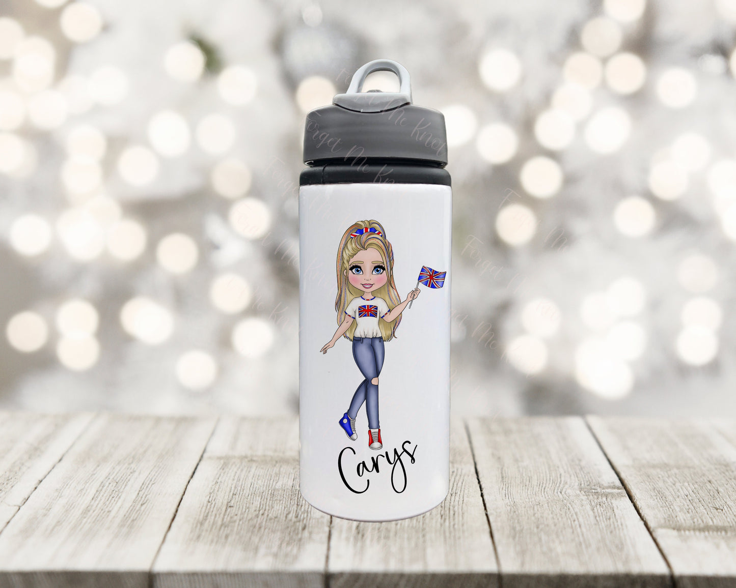 Kids Water Bottle, Personalised Water Bottle, Water Bottle With Straw, Drinks Bottle For Kids, School Bottle, Girls Water Bottle