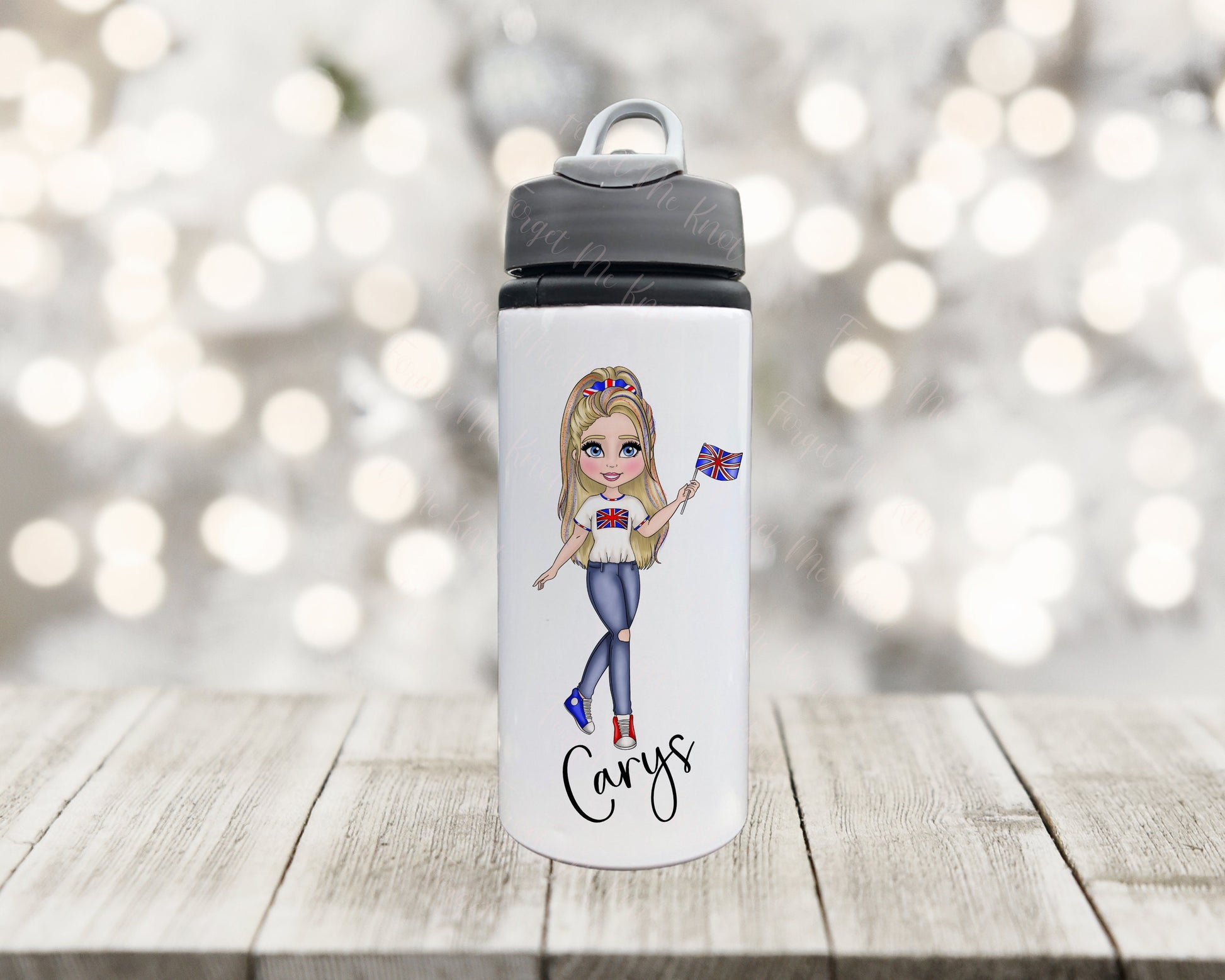 Kids Water Bottle, Personalised Water Bottle, Water Bottle With Straw, Drinks Bottle For Kids, School Bottle, Girls Water Bottle