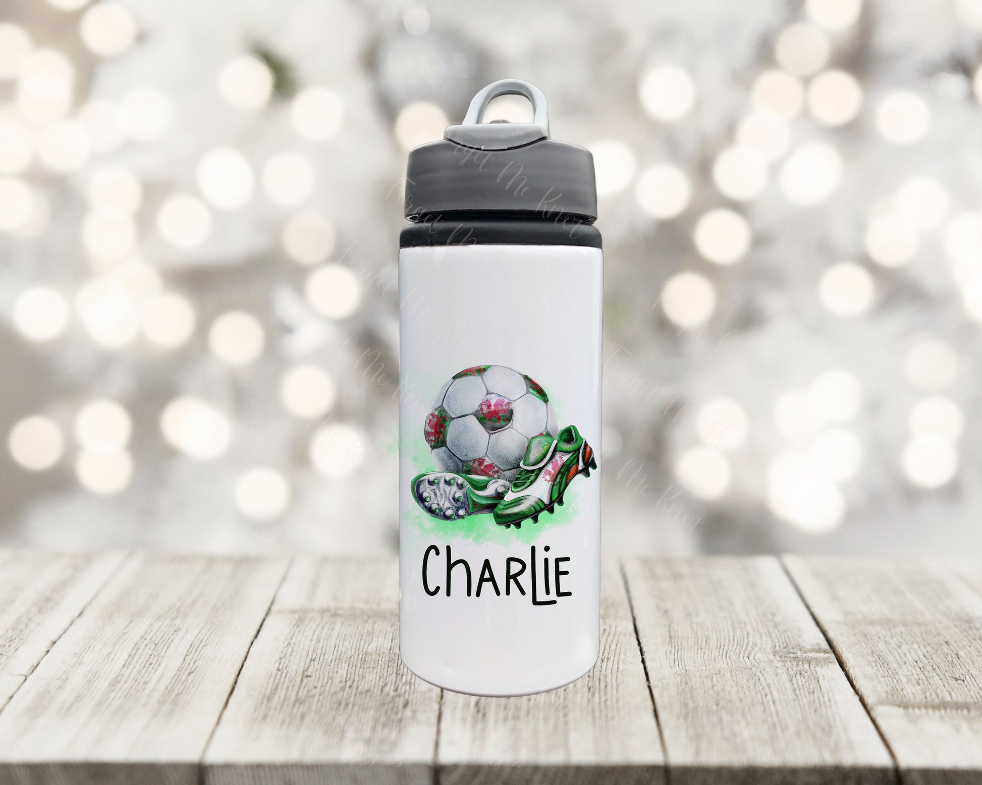 Wales Football Water Bottle, Personalised Water Bottle, Water Bottle With Straw, Drinks Bottle For Kids, School Bottle, Welsh Football