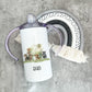 Personalised Giraffe Safari Sippy Cup, Kids Sippy Cup, Double Handled Beaker For Kids