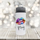 Personalised Rainbow Heart Water Bottle, Pride Rainbow Water Bottle, LGBTQ Pride Rainbow Drinks Bottle