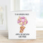 Personalised Daughter 1st Birthday Card, Bear And Balloons Card, Any Age, 1st, 2nd, 3rd, 4th, Daughter 2nd Birthday Card