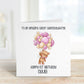 Personalised Daughter 1st Birthday Card, Bear And Balloons Card, Any Age, 1st, 2nd, 3rd, 4th, Daughter 2nd Birthday Card