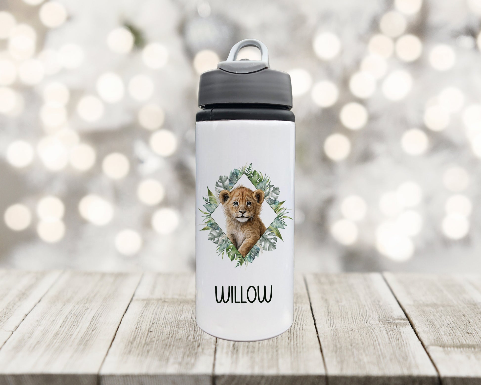 Personalised Water Bottle, Water Bottle, Drinks Bottle, Zebra Drinks Bottle