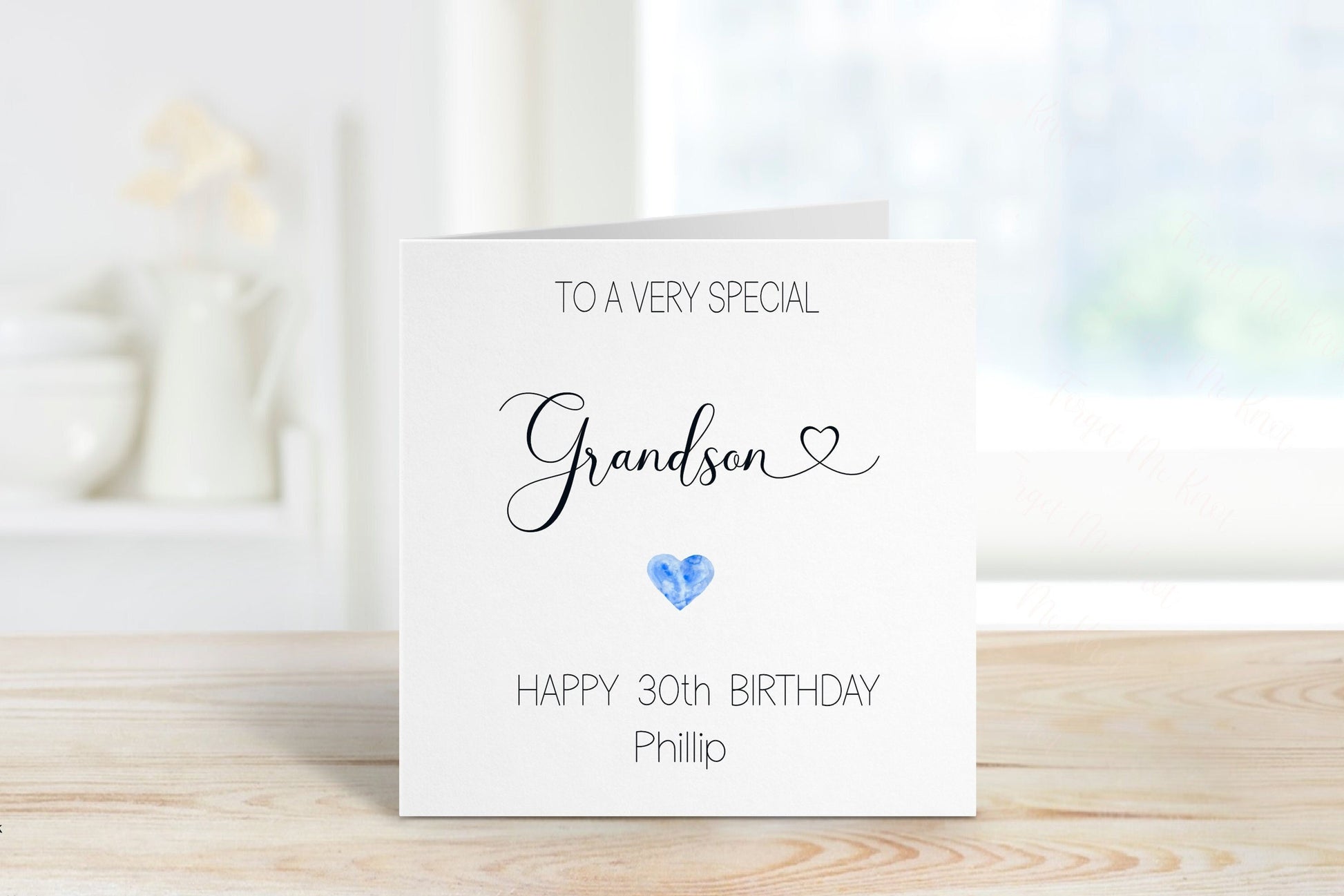 Personalised Godson Birthday Card, Birthday Card For Him, 21st Birthday Card For Grodson, Any Age Card