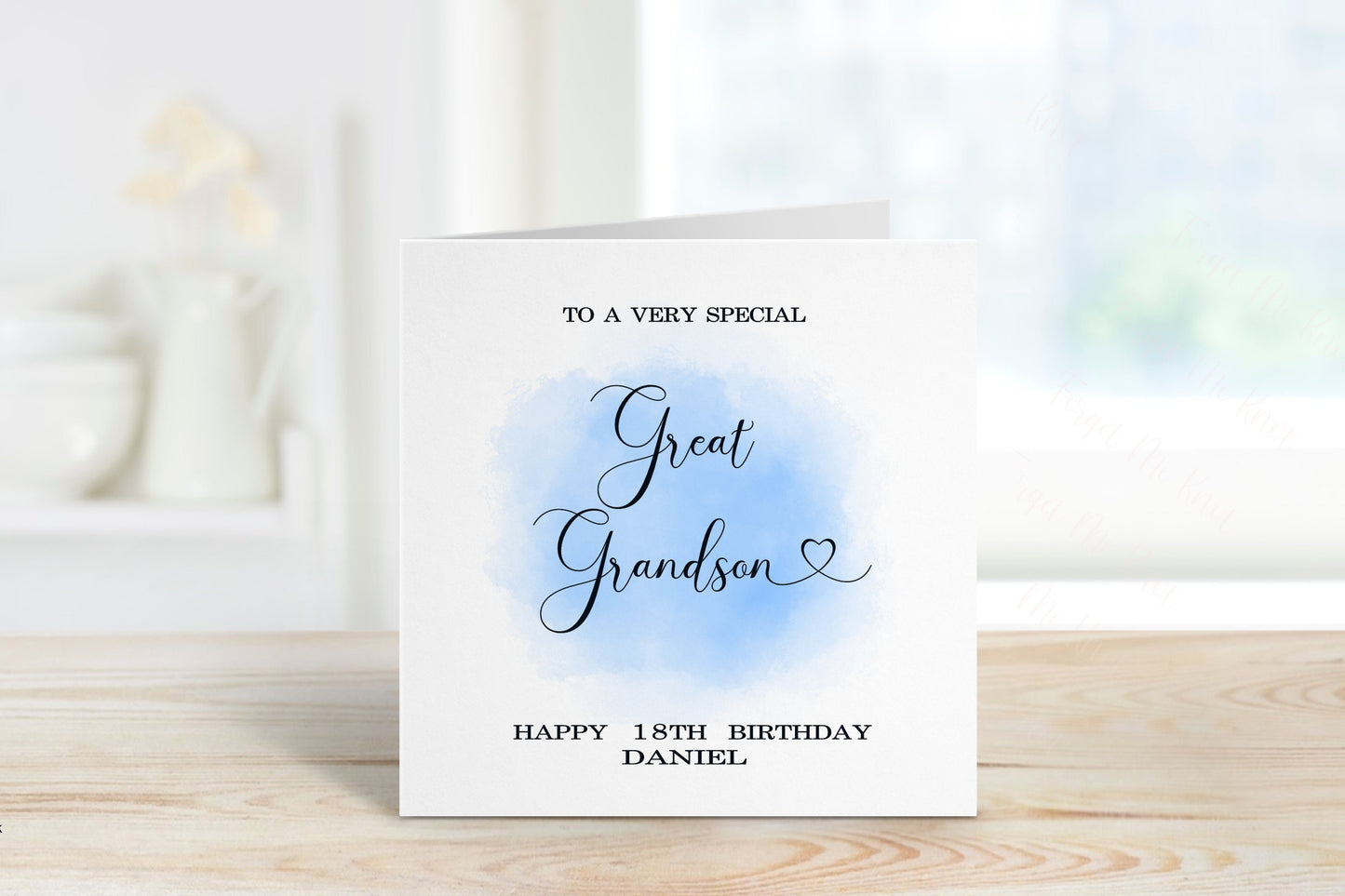Personalised Nephew 18TH Birthday Card, Birthday Card For Him, 18TH Birthday Card For Nephew, Any Age Card