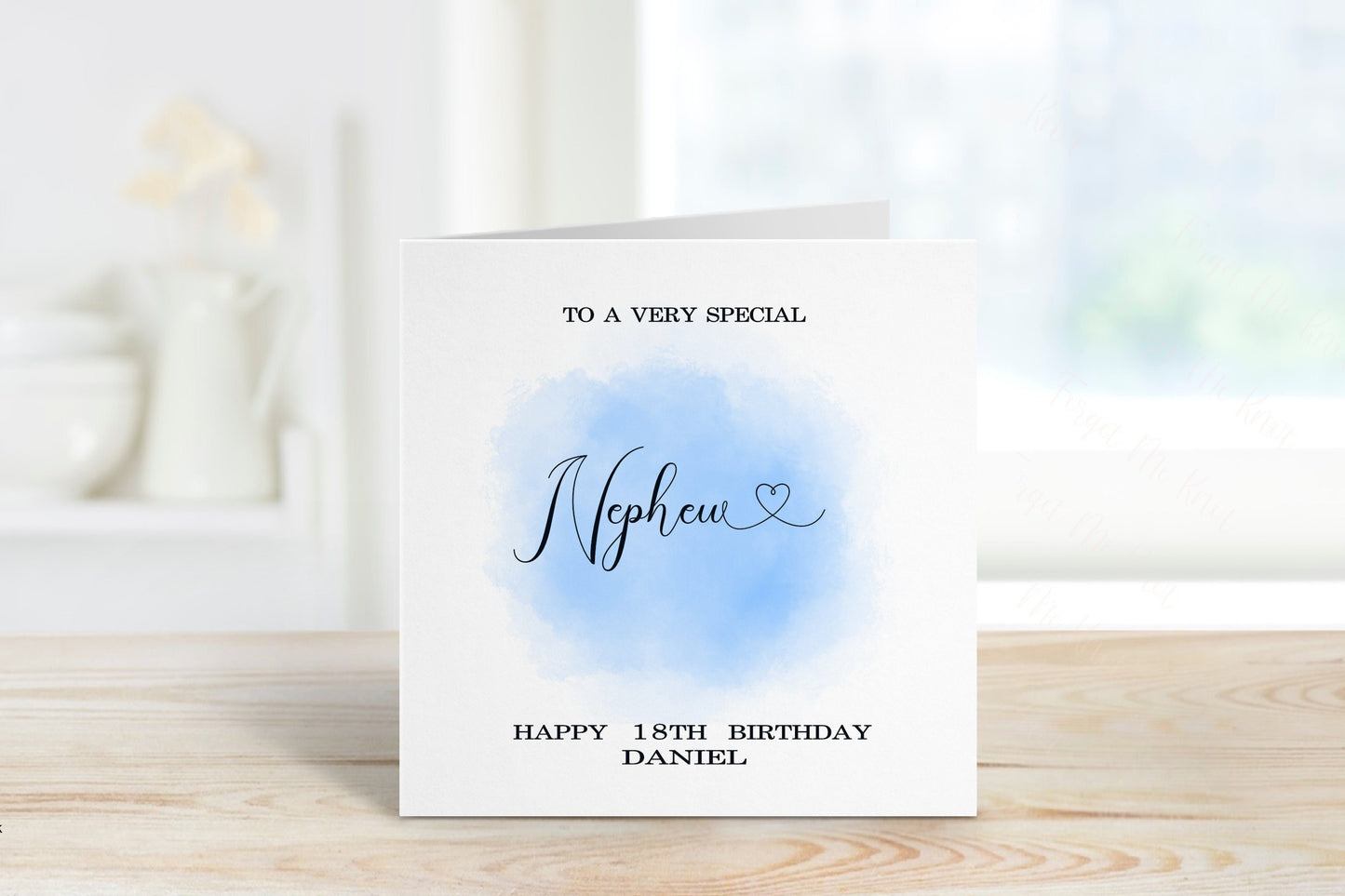 Personalised Great Nephew 18TH Birthday Card, Birthday Card For Him, 18TH Birthday Card For Great Nephew , Any Age Card