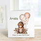 Personalised 3rd Birthday Card, 3rd Birthday Card For Girls Or Boys, Personalised Wild Birthday Safari Jungle Card, Lion Cub Card