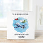 Personalised Son Birthday Card, Plane Theme Birthday Card, Any Age, 1st, 2nd, 3rd, 4th, 5th, 6th, 7th, 8th, 9th, 10th Birthday Card