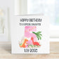 Personalised Niece Birthday Card, Dino Theme Birthday Card, Any Age, 1st, 2nd, 3rd, 4th, 5th, 6th Birthday Card For Niece