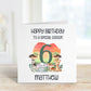 Personalised Great Grandson Birthday Card, Safari Theme Birthday Card, Any Age, 1st, 2nd, 3rd, 4th, 5th, 6th Great Grandson Birthday Card