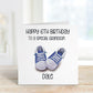 Personalised Nephew Birthday, Trainer Design Birthday Card, Any Age, 1st, 2nd, 3rd, 4th, 5th, 6th Nephew Birthday Card