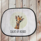 Car Sun Shade, Personalised Car Sun Shade, Baby On Board Sign, Sun Shade For Car, Safari Car Shade
