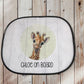 Car Sun Shade, Personalised Car Sun Shade, Baby On Board Sign, Sun Shade For Car, Safari Car Shade