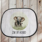 Car Sun Shade, Personalised Car Sun Shade, Baby On Board Sign, Sun Shade For Car, Safari Car Shade