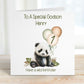Nephew 1st Birthday Card, 1st Birthday Card For Nephew, Personalised Nephew 1st Birthday Card, Safari Panda Design