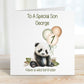 Nephew 1st Birthday Card, 1st Birthday Card For Nephew, Personalised Nephew 1st Birthday Card, Safari Panda Design