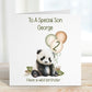 Great Grandson 2nd Birthday Card, 2nd Birthday Card For Great Grandson, Personalised Great Grandson 2nd Birthday Card, Safari Panda Design