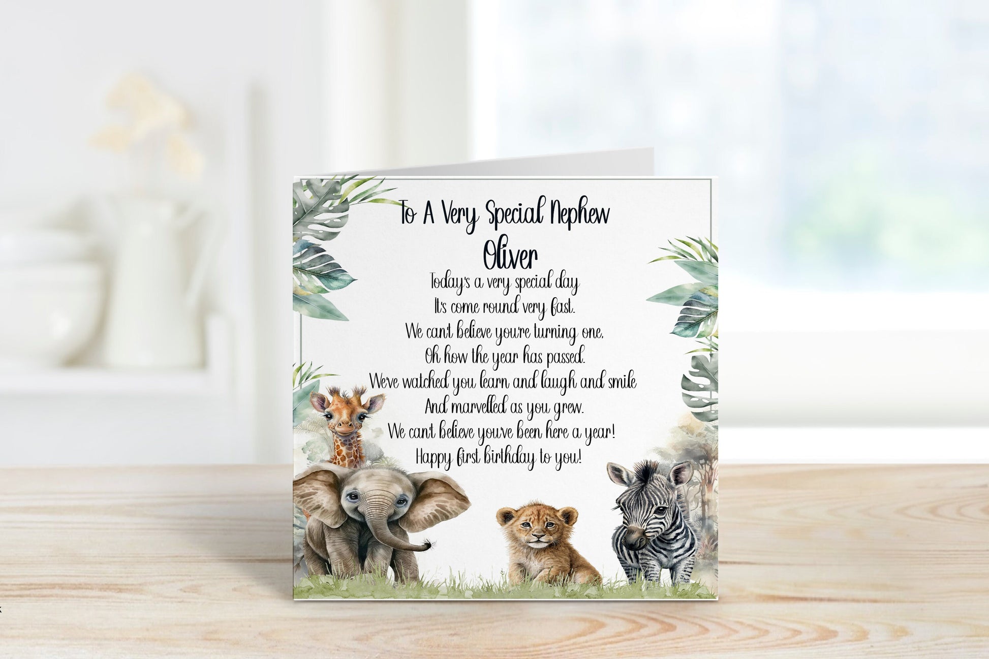 Great Nephew 1st Birthday Card, 1st Birthday Card For Great Nephew, Personalised Great Nephew 1st Birthday Card
