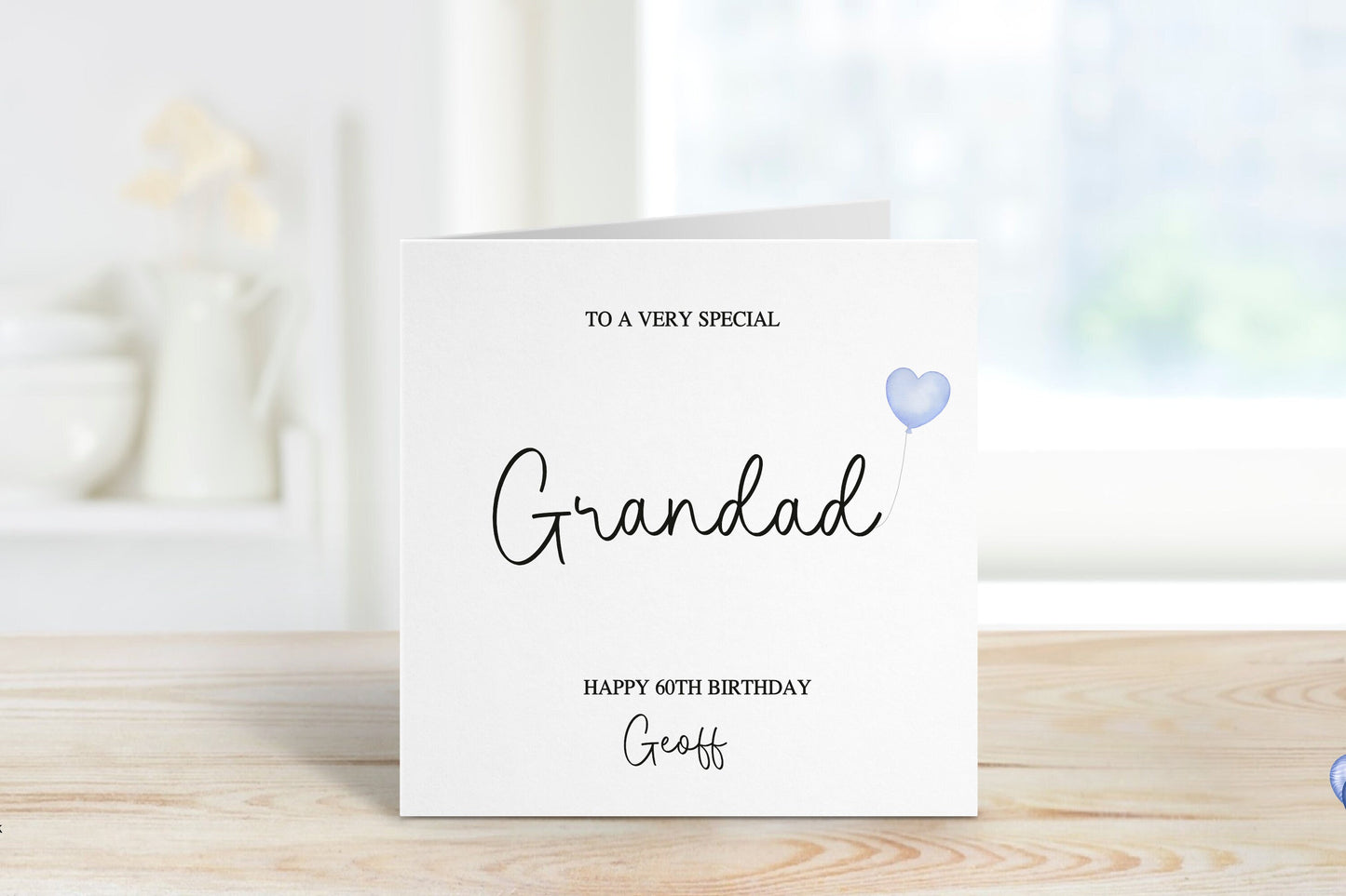 Grandad Birthday Card Personalised, 60th Birthday Card, Birthday Card For Grandad, Any Age Birthday Card, 18th, 21st, 40th, 60th , 70th