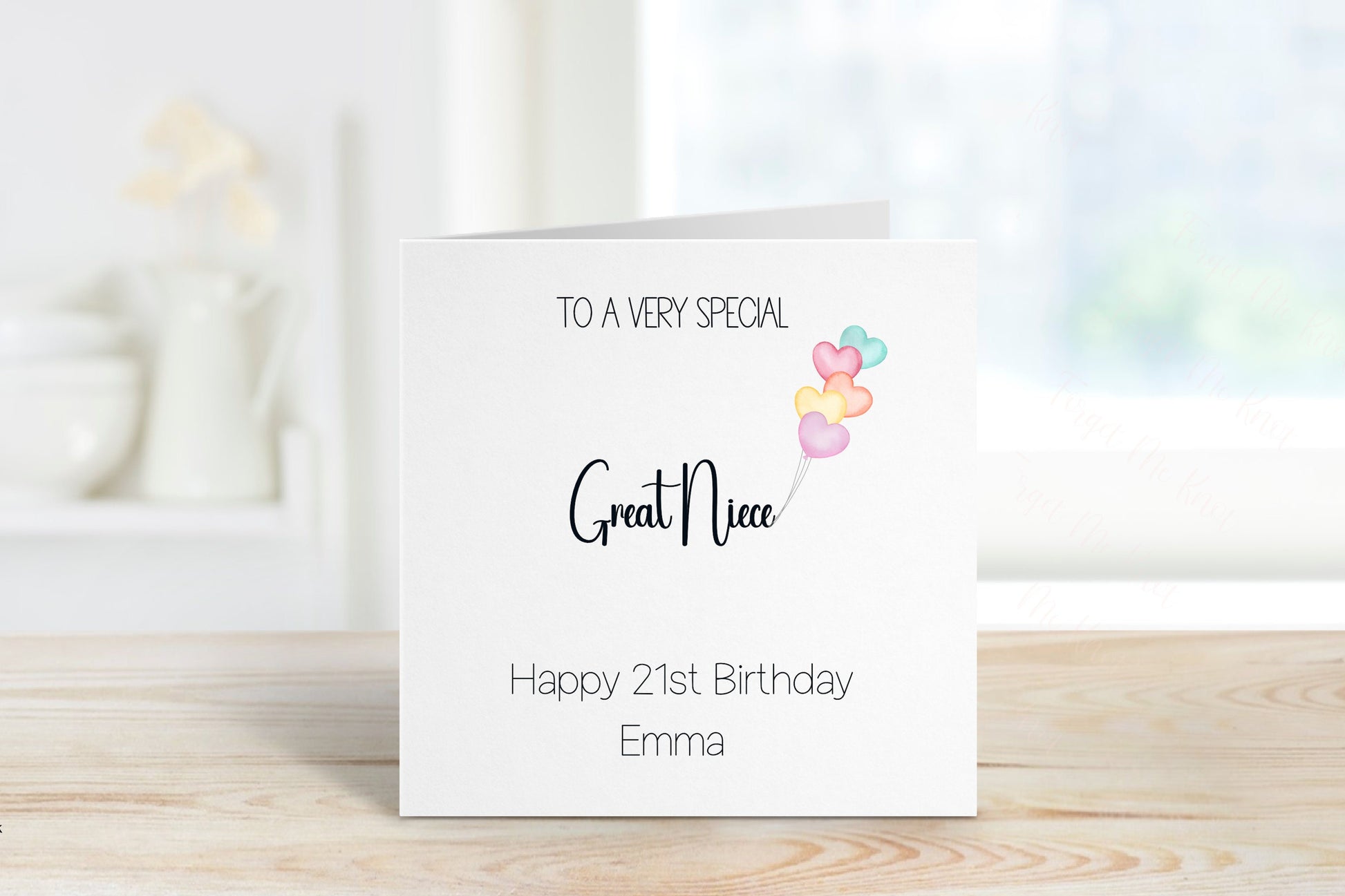 Personalised Goddaughter 21st Birthday Card, Card For Goddaughter 21st Birthday