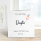 Personalised Great Granddaughter 21st Birthday Card, Card For Granddaughter 21st