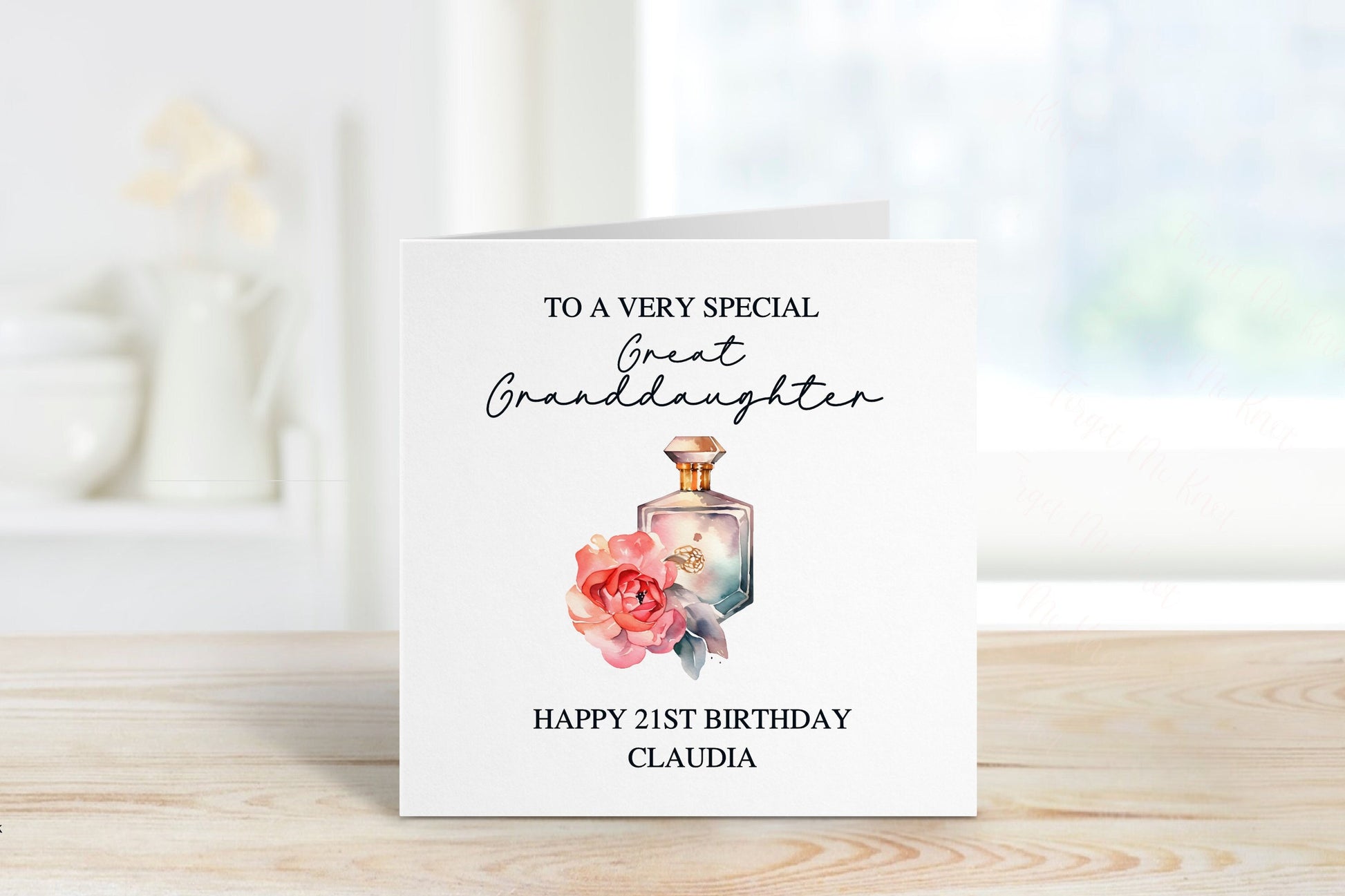 Personalised Great Granddaughter 21st Birthday Card, Birthday Card For Great Granddaughter 21st Birthday