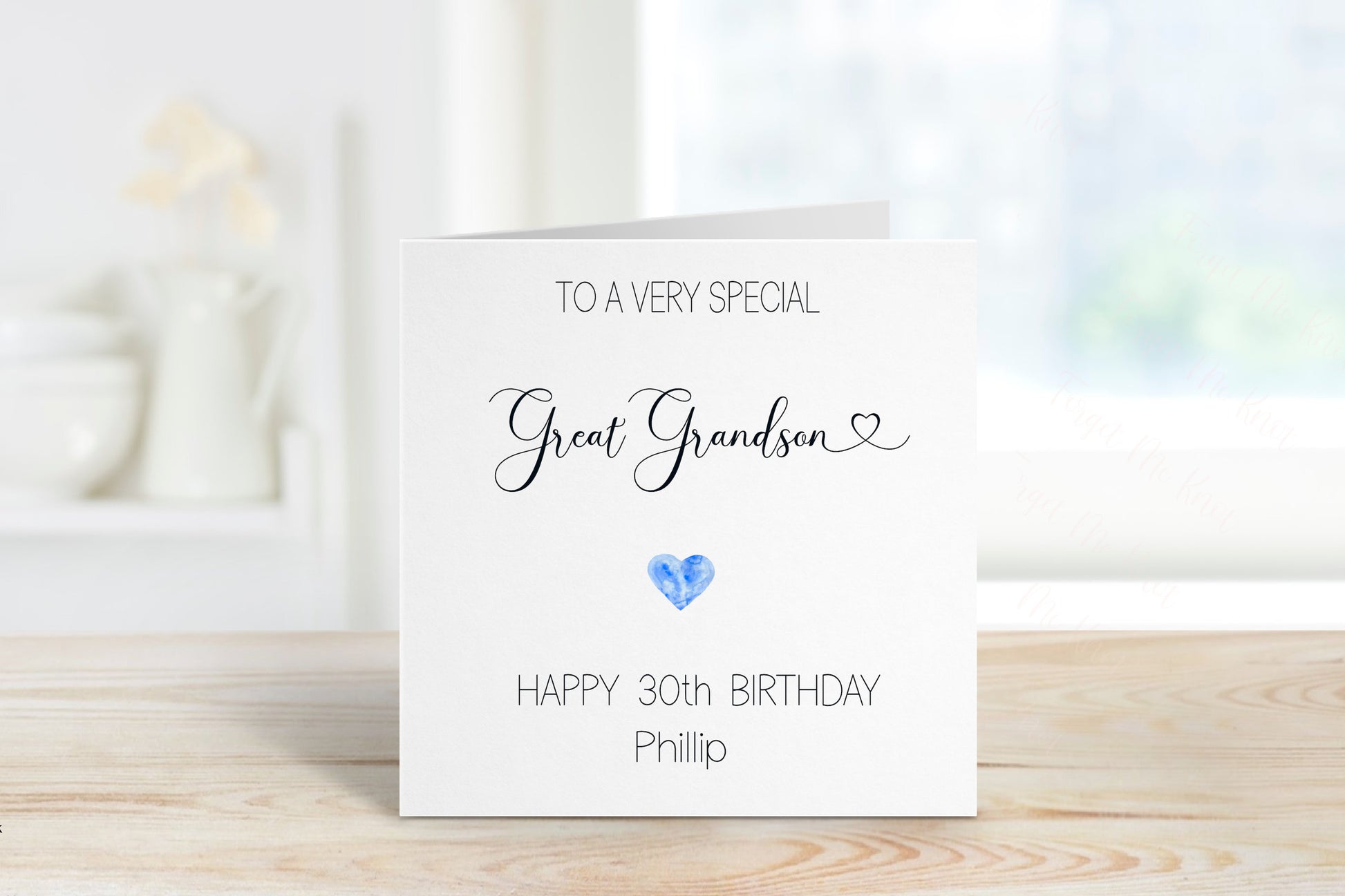 Personalised Great Nephew Birthday Card, Birthday Card For Him, 30th Birthday Card For Son, Any Age Card