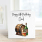 Personalised Dad 65th Birthday Card, Whiskey Birthday Card For Dad, 65th Birthday Card For Dad, Any Age Birthday Card
