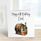 Personalised Dad 65th Birthday Card, Whiskey Birthday Card For Dad, 65th Birthday Card For Dad, Any Age Birthday Card
