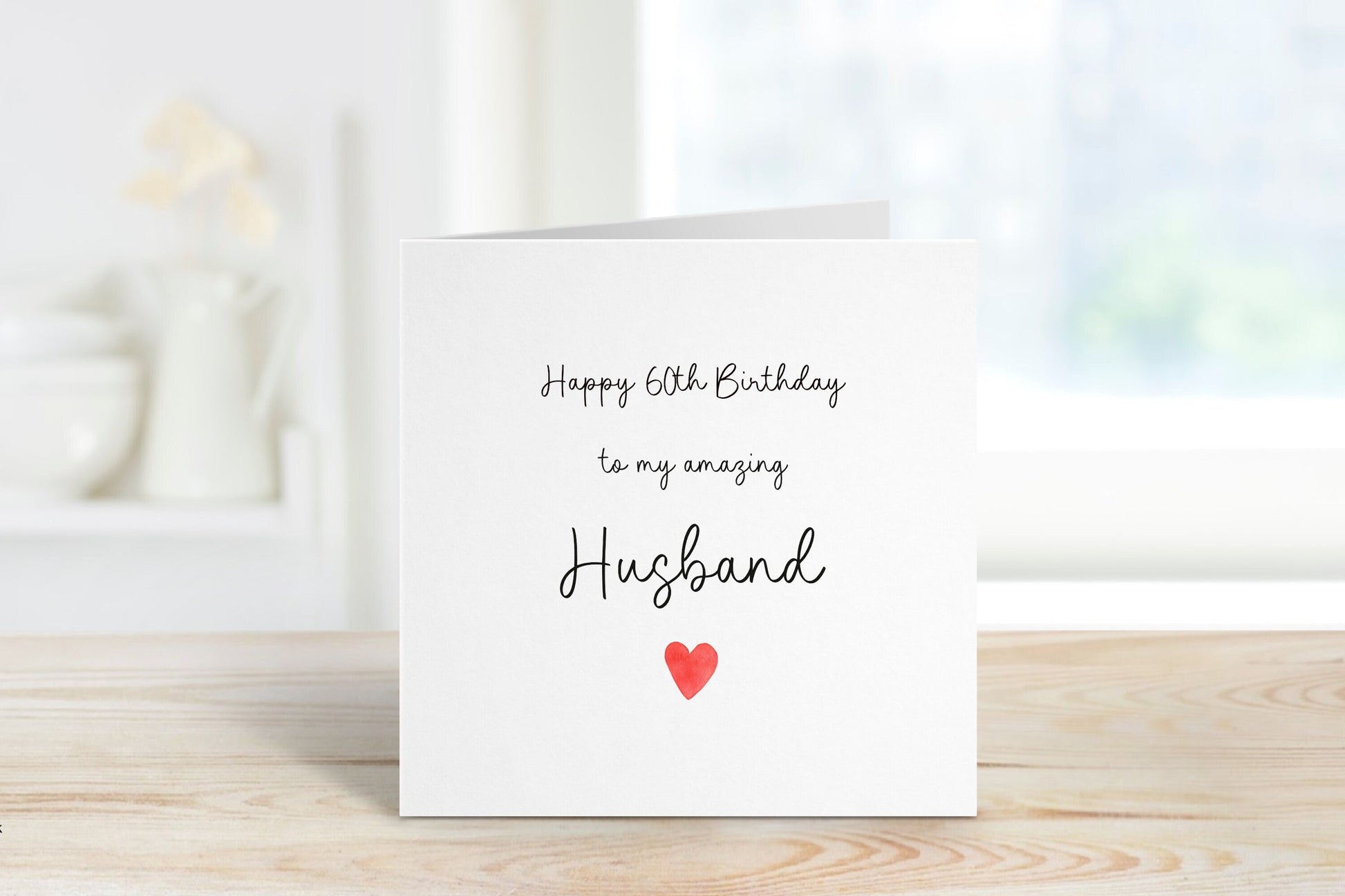 Husband 40th Birthday Card, Birthday Card For Husband, Any Age Birthday Card
