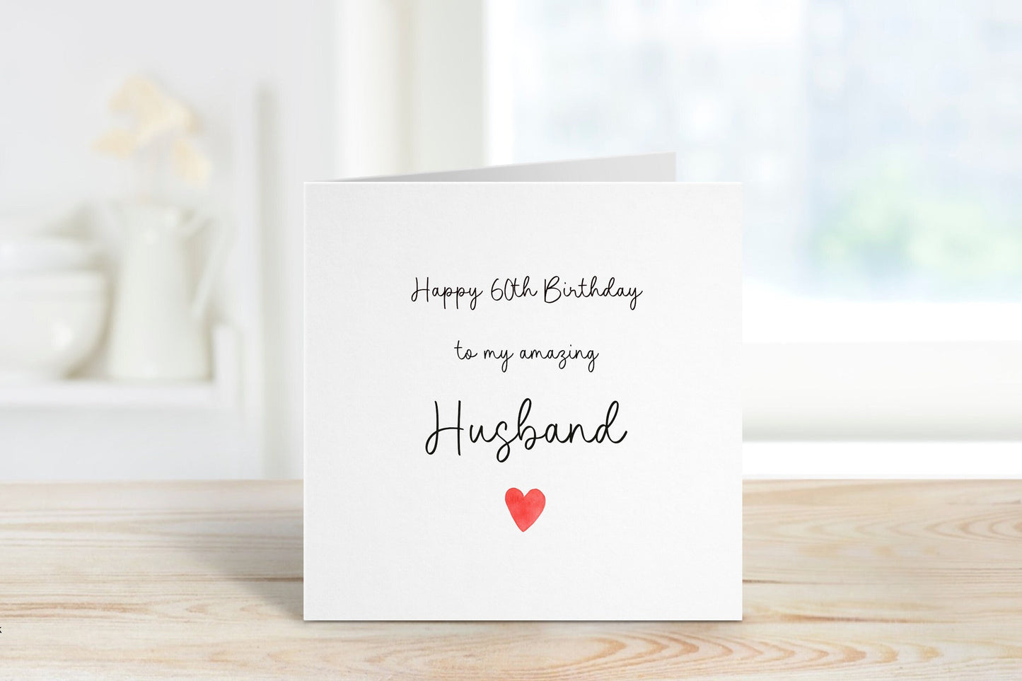 Husband 50th Birthday Card, Birthday Card For Husband, Any Age Birthday Card