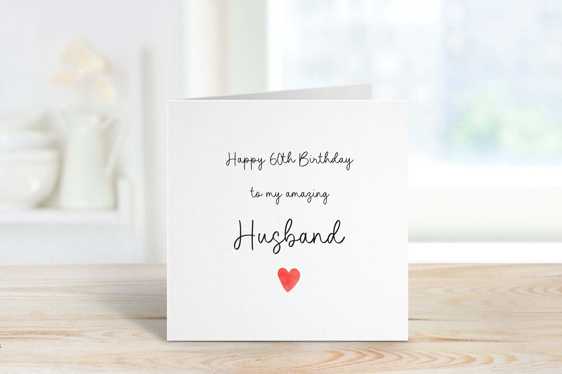 Husband 50th Birthday Card, Birthday Card For Husband, Any Age Birthday Card