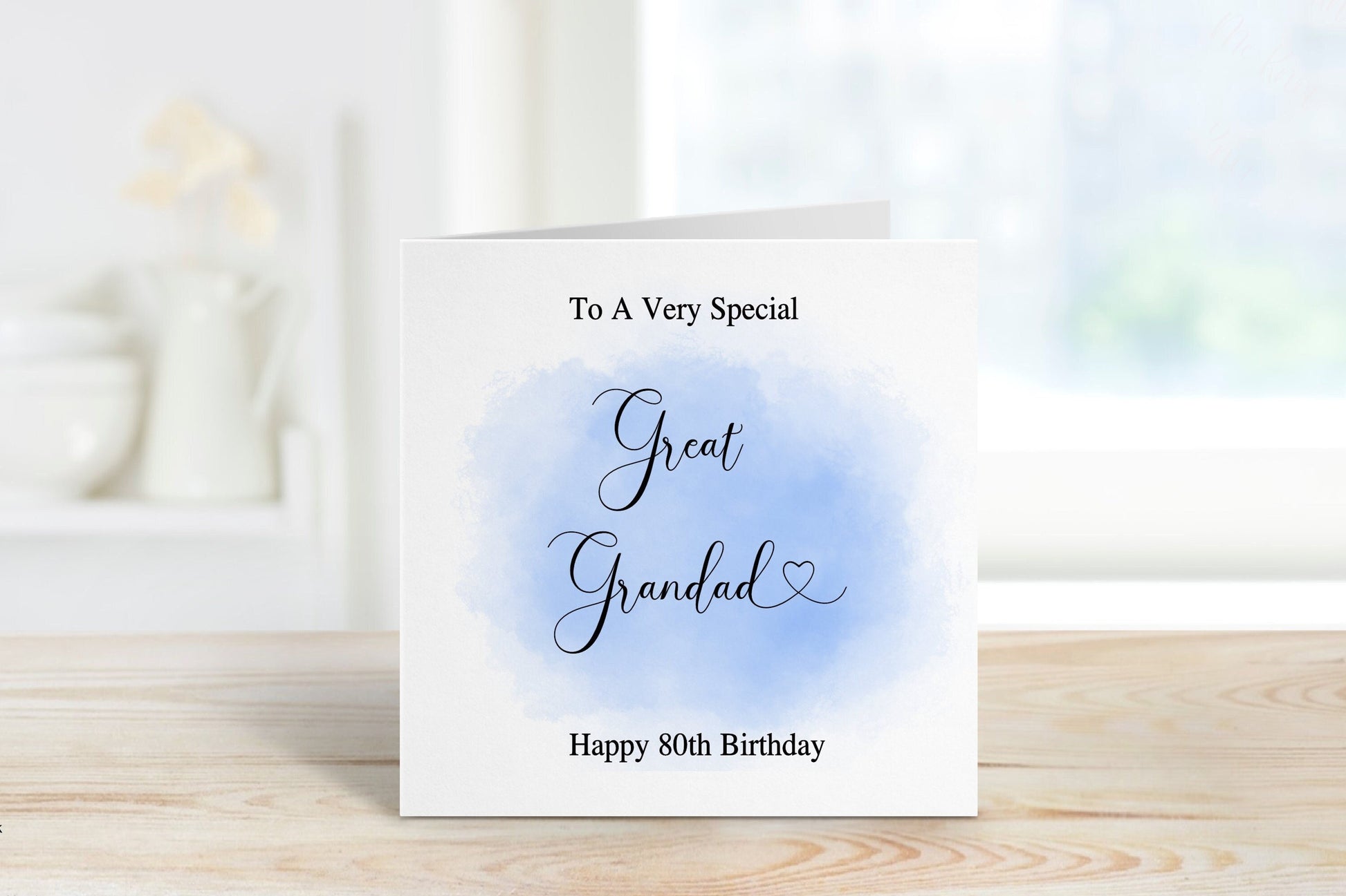 Great Grandad 80th Birthday Card, Any Age Birthday Card, 70th Birthday, 90th Birthday Dad, Birthday Card For Him, 80th Birthday Card For Men