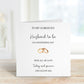 Husband To Be Wedding Day Card, Wedding Day Card For Husband To Be, Wedding Day Card For Groom