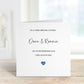 Wedding Card, Wedding Day Card For A Special Couple, Wedding Card For Bride And Groom, Personalised Wedding Day Card
