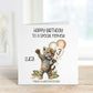 Godson 3rd Birthday Card, 3rd Birthday Card For Godson Personalised Godson 3rd Birthday Card, Tiger Cub Birthday Card, Any Age Card, 2nd,
