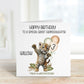 Goddaughter 3rd Birthday Card, Birthday Card For Goddaughter, Personalised Goddaughter Birthday, Tiger Cub Birthday Card, Any Age Card