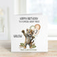 Niece 3rd Birthday Card, Birthday Card For Niece, Personalised Niece Birthday, Tiger Cub Birthday Card, Any Age Card