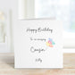 Personalised Cousin Birthday Card, Birthday Card For Cousin, Birthday Cards For Her, Any age Birthday Card, 30th Birthday For Cousin, 40th