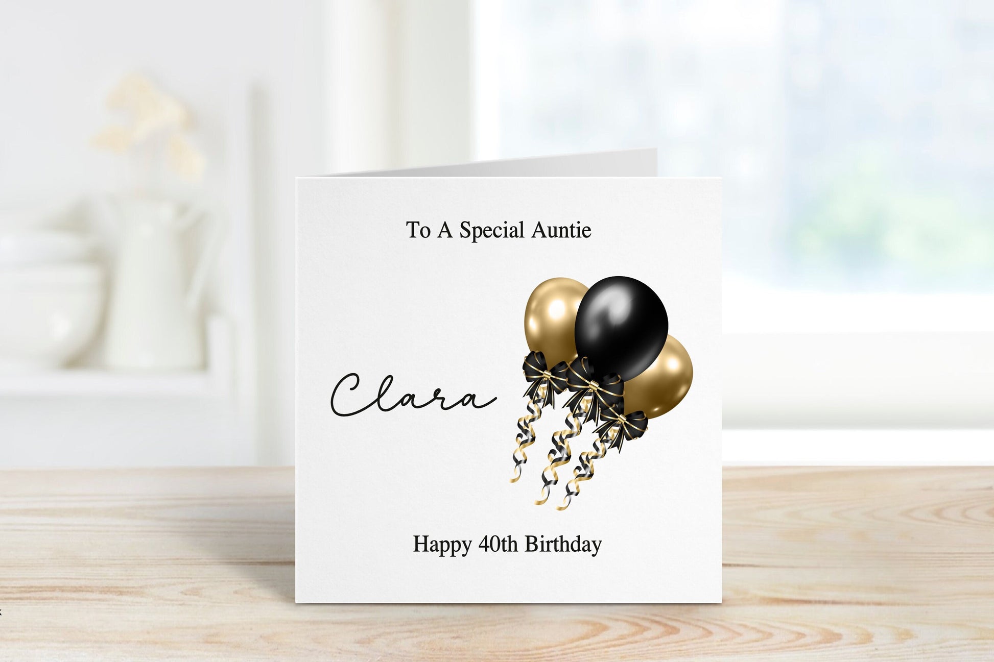 Personalised Auntie Birthday Card, Auntie Birthday Card, Birthday Cards For Her, Any age Birthday Card, 40th Birthday For Auntie