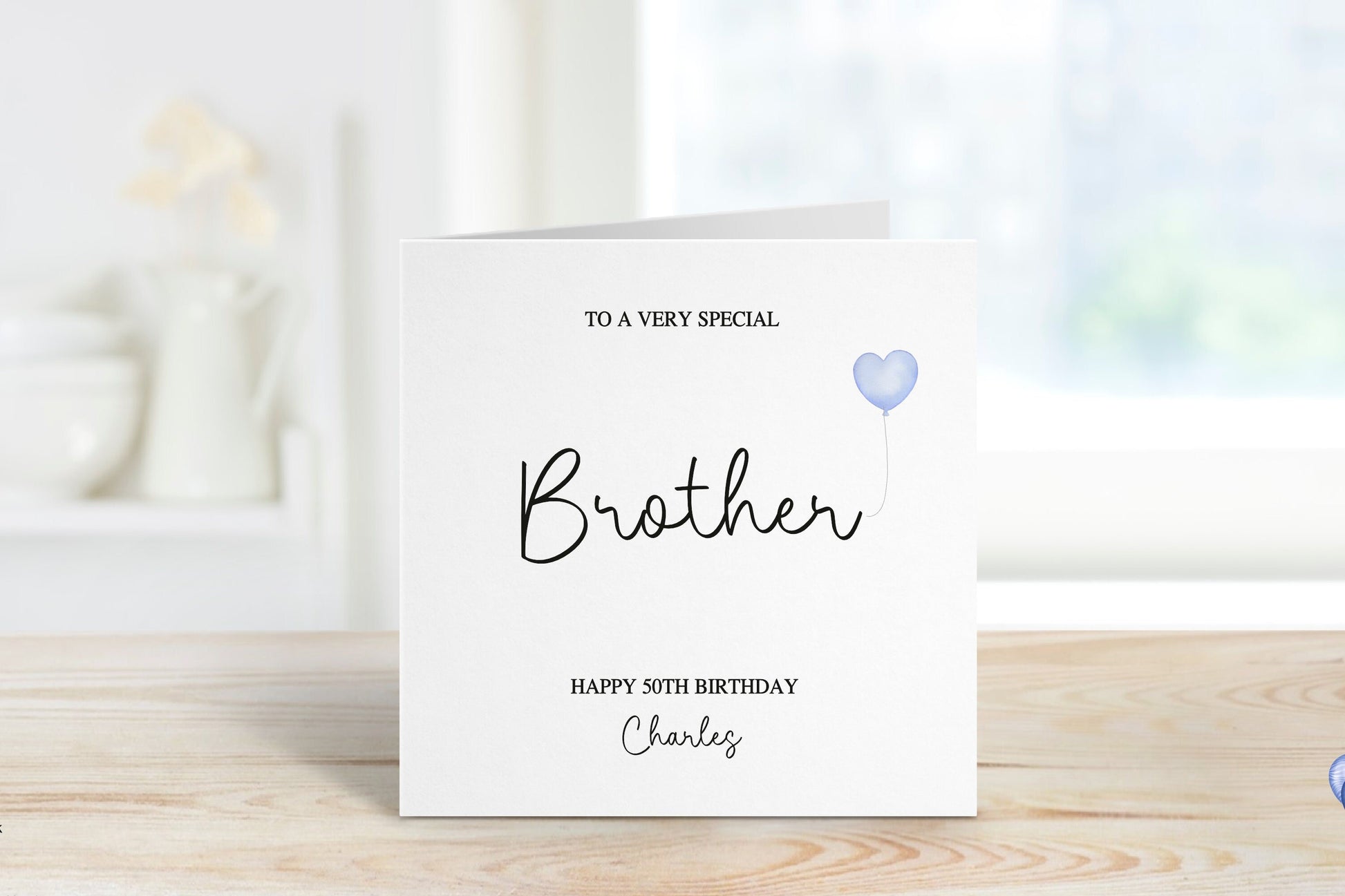 Brother Birthday Card Personalised, Personalised 50th Birthday Card, Birthday Card For Brother , Any Age Birthday Card, 18th, 21st, 40th