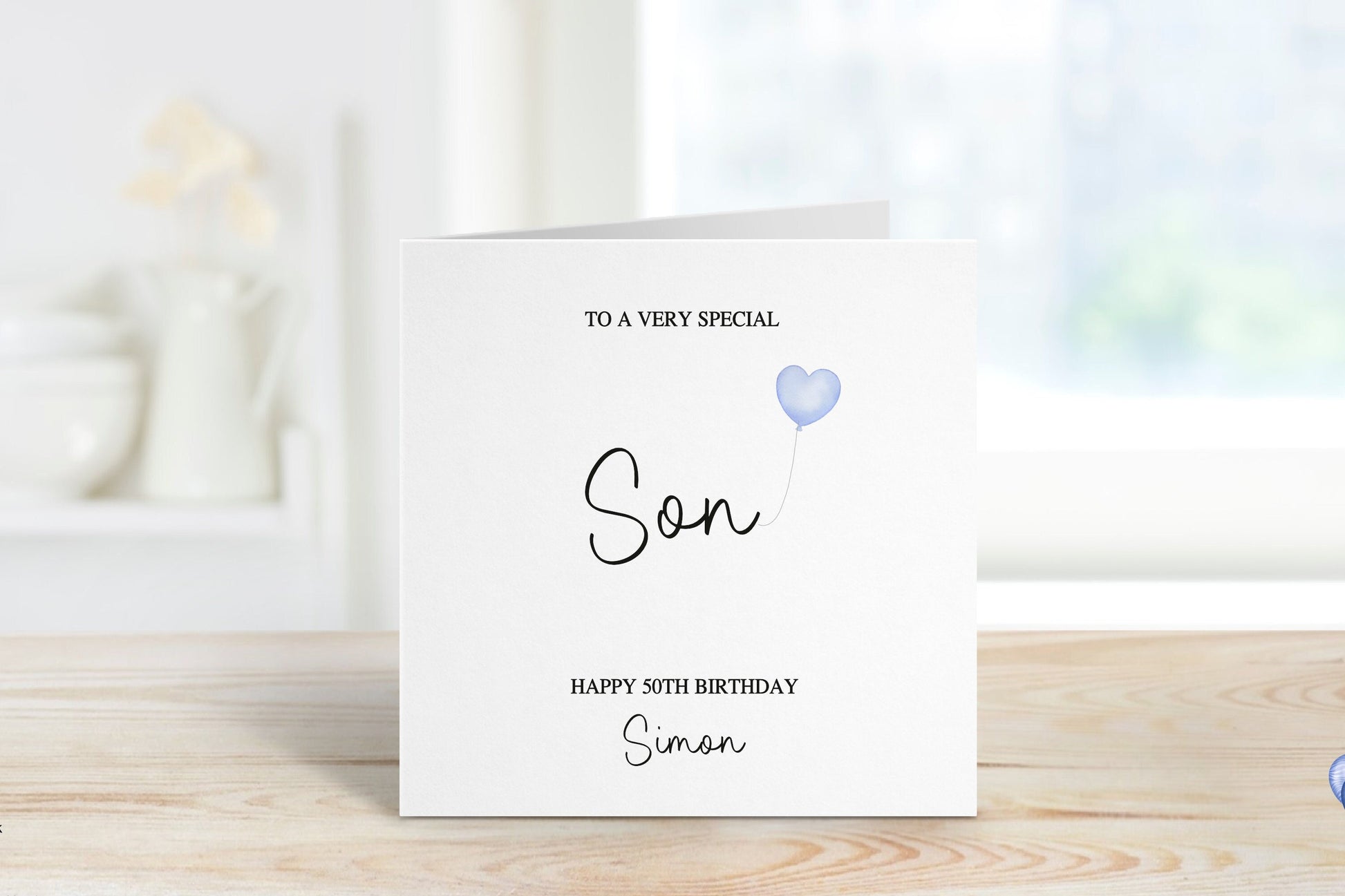 Son Birthday Card Personalised, 50th Birthday Card, Birthday Card For Son, Any Age Birthday Card, 18th, 21st, 50th, Card For Man