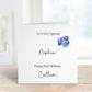 Nephew 16th Birthday Card, Personalised 16th Birthday Card For Boys, Any Age, Nephew Birthday Card, Blue Balloon Card