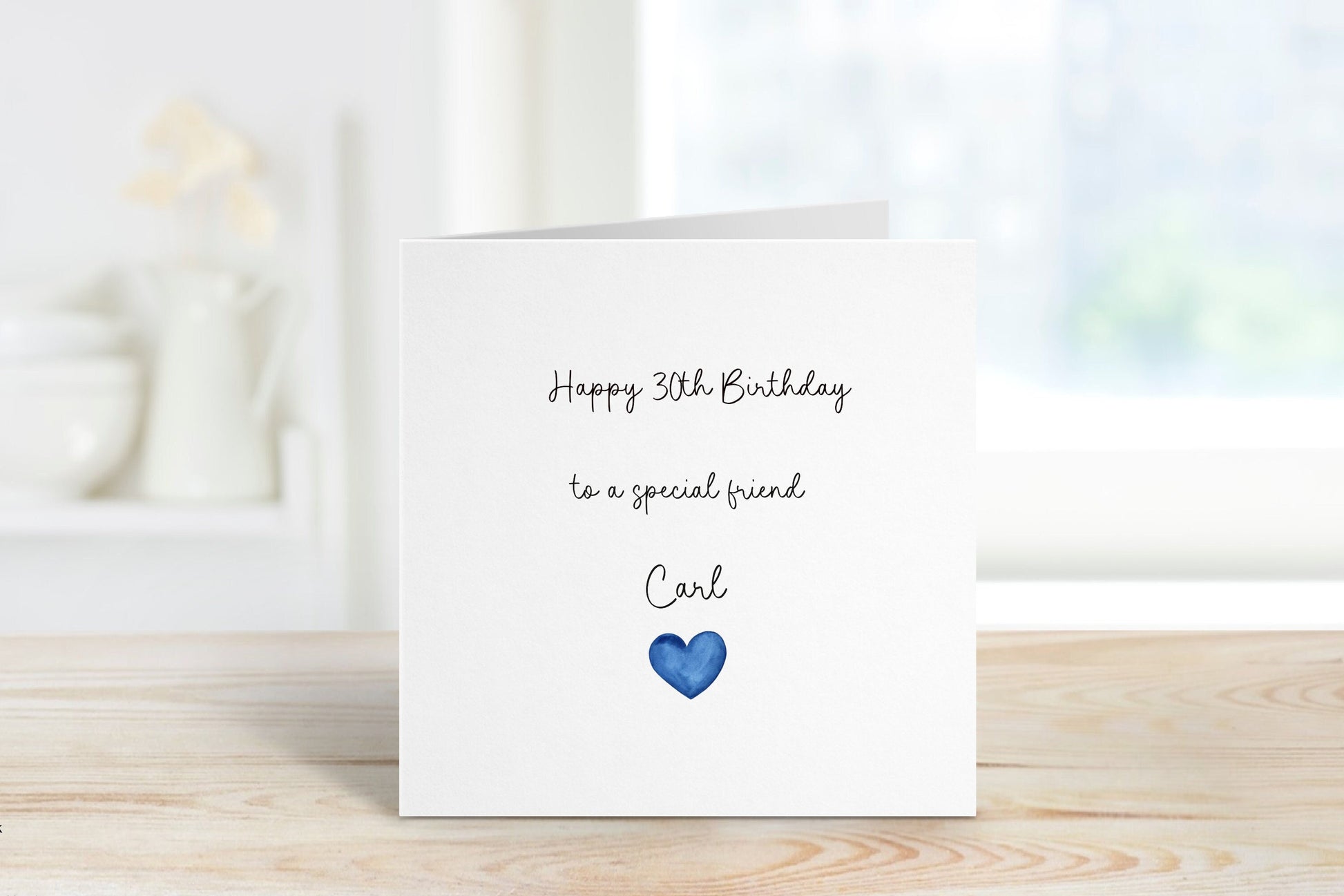 Personalised Special Friend Birthday Card, Friend Birthday Card, Birthday Cards For Him, Any age Birthday Card, 30th Birthday For Friend