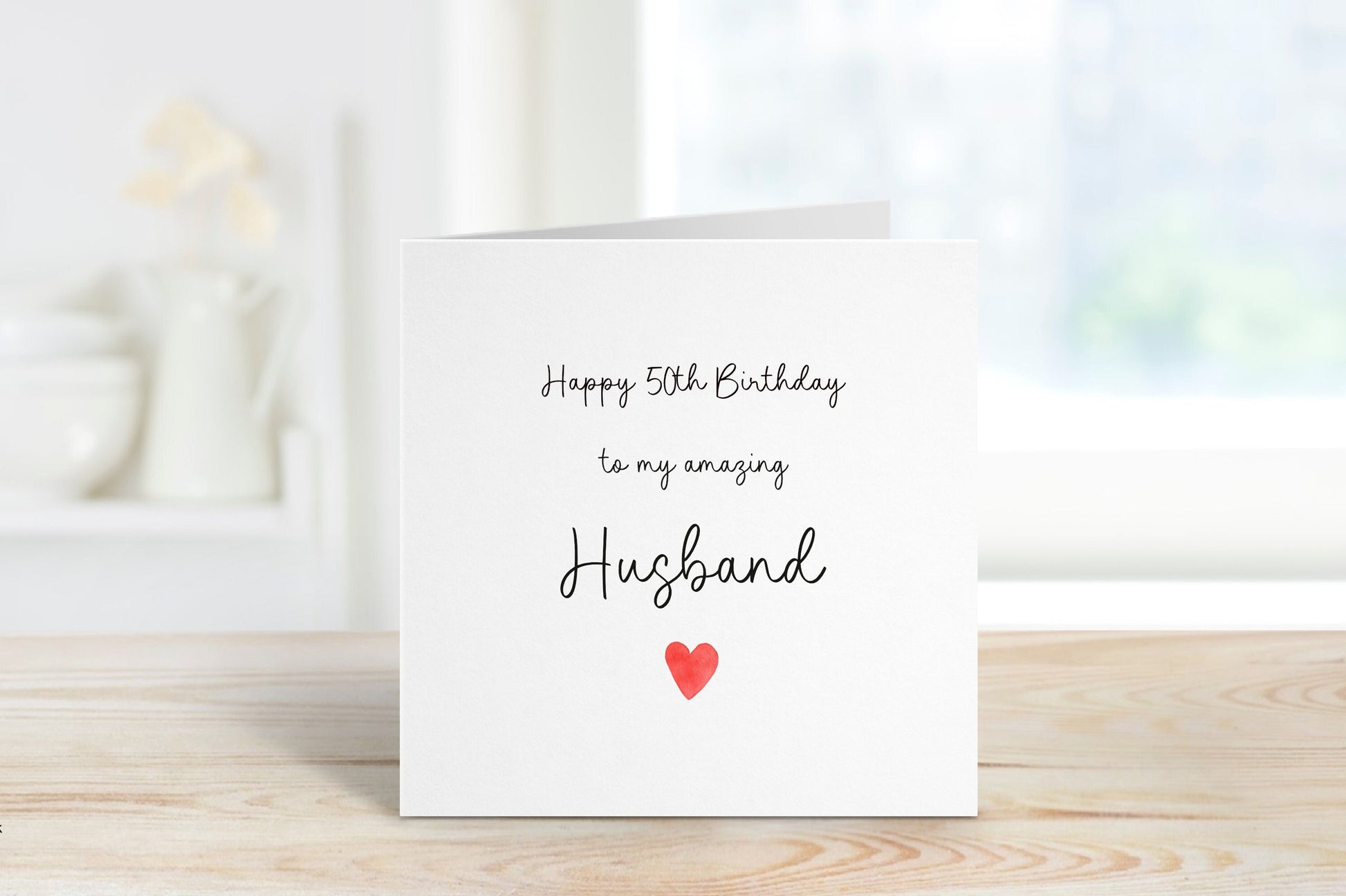 Husband 40th Birthday Card, Birthday Card For Husband, Any Age Birthday Card